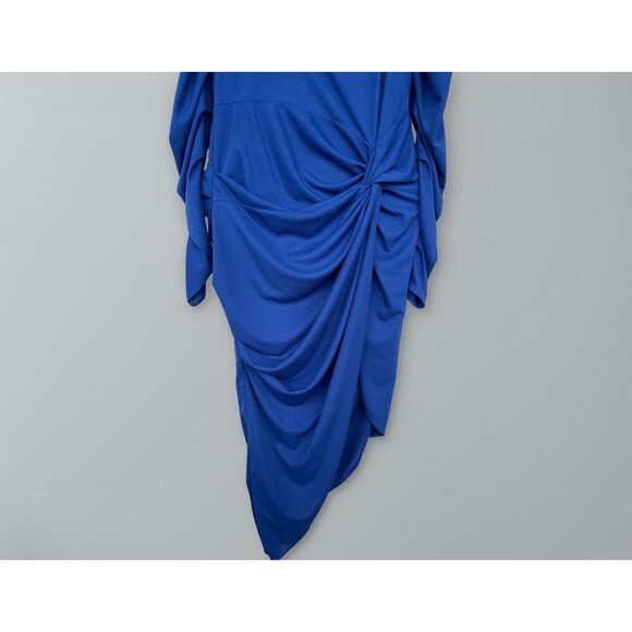 One33 Social Square-Neck Long-Sleeve Ruched Dress size 8 - Picture 4 of 11